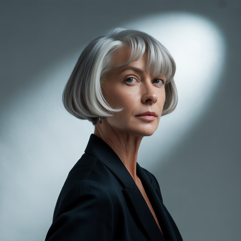 Silver crop for natural gray