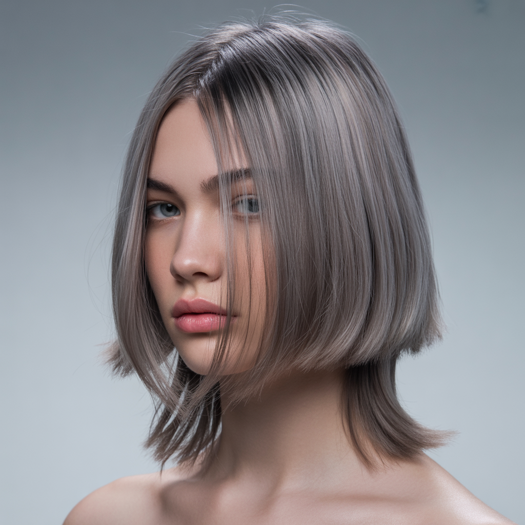 Blunt-ends soft mullet