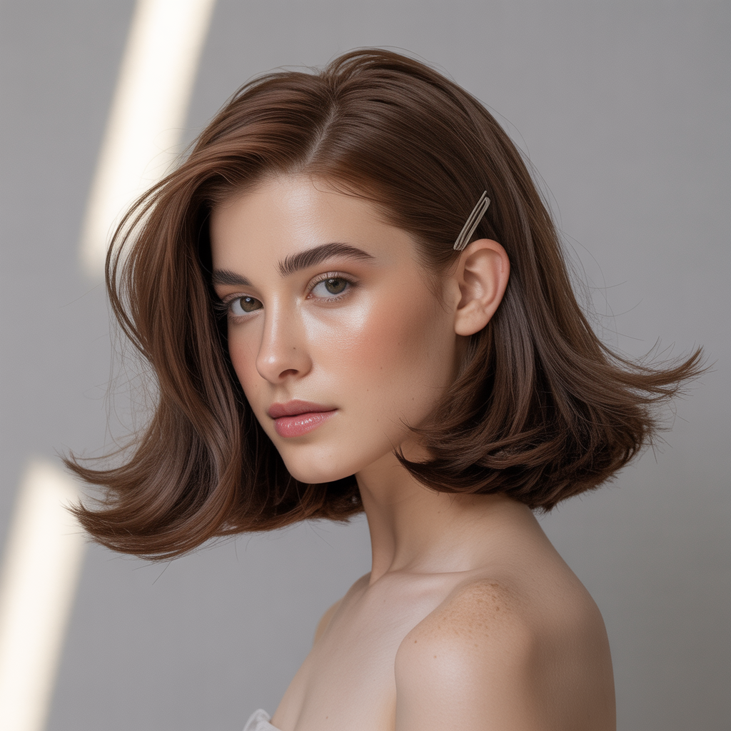 Thick-Hair Tapered Kitty Cut