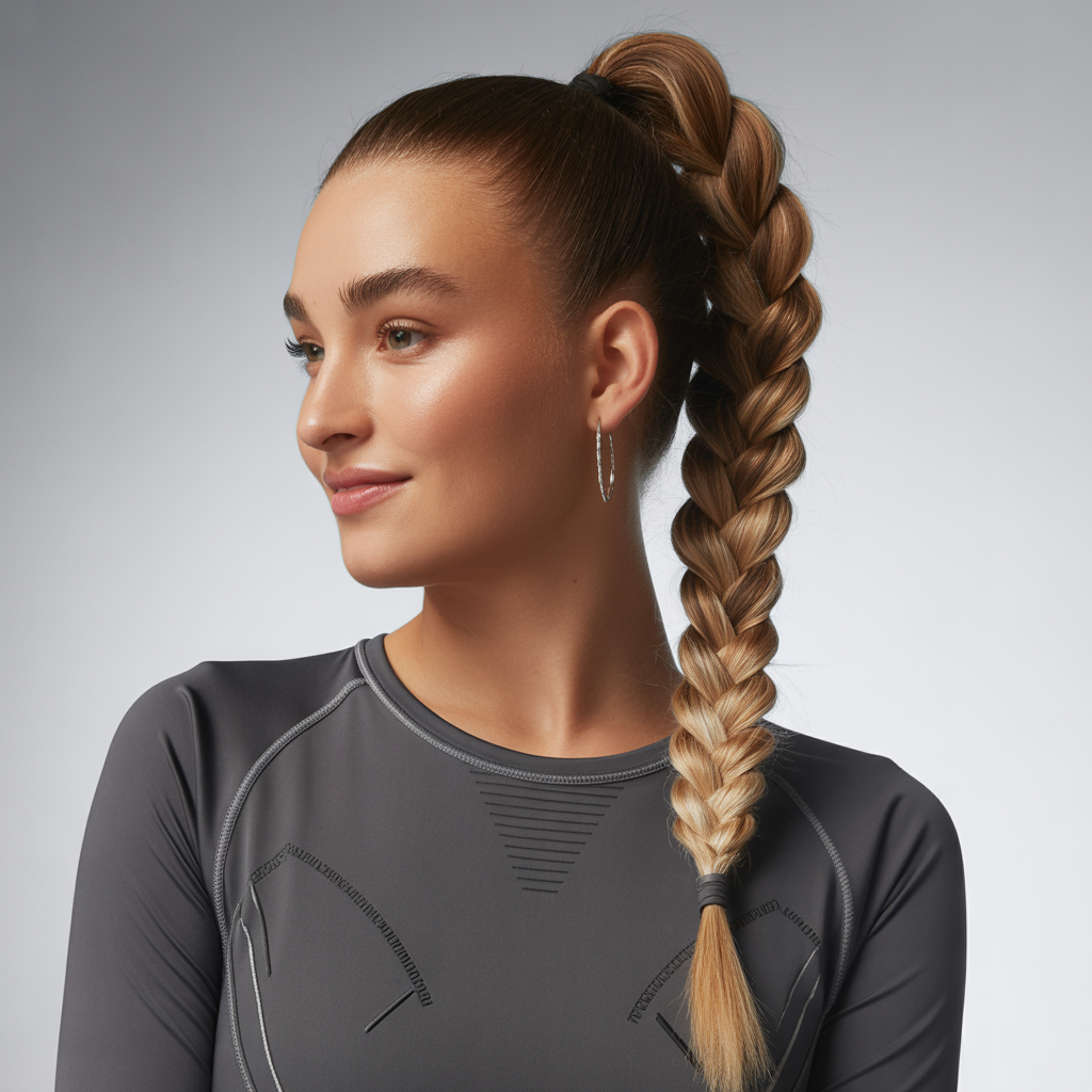 French Braid Ponytail