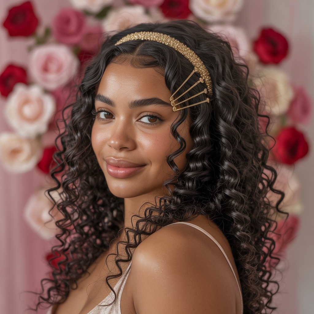 Natural Hair with Defined Curls