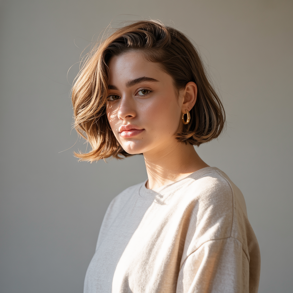 13 Butterfly Cut Short Hair Guide: Chic & Trendy Styles 14 Soft Layered Butterfly Lob