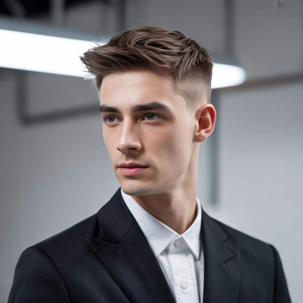 Short quiff minimalist