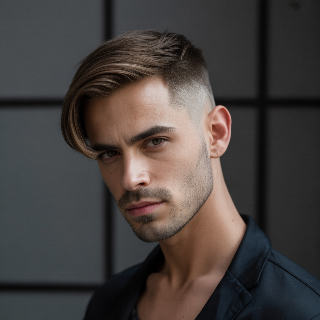 Blended Fade into the Mullet