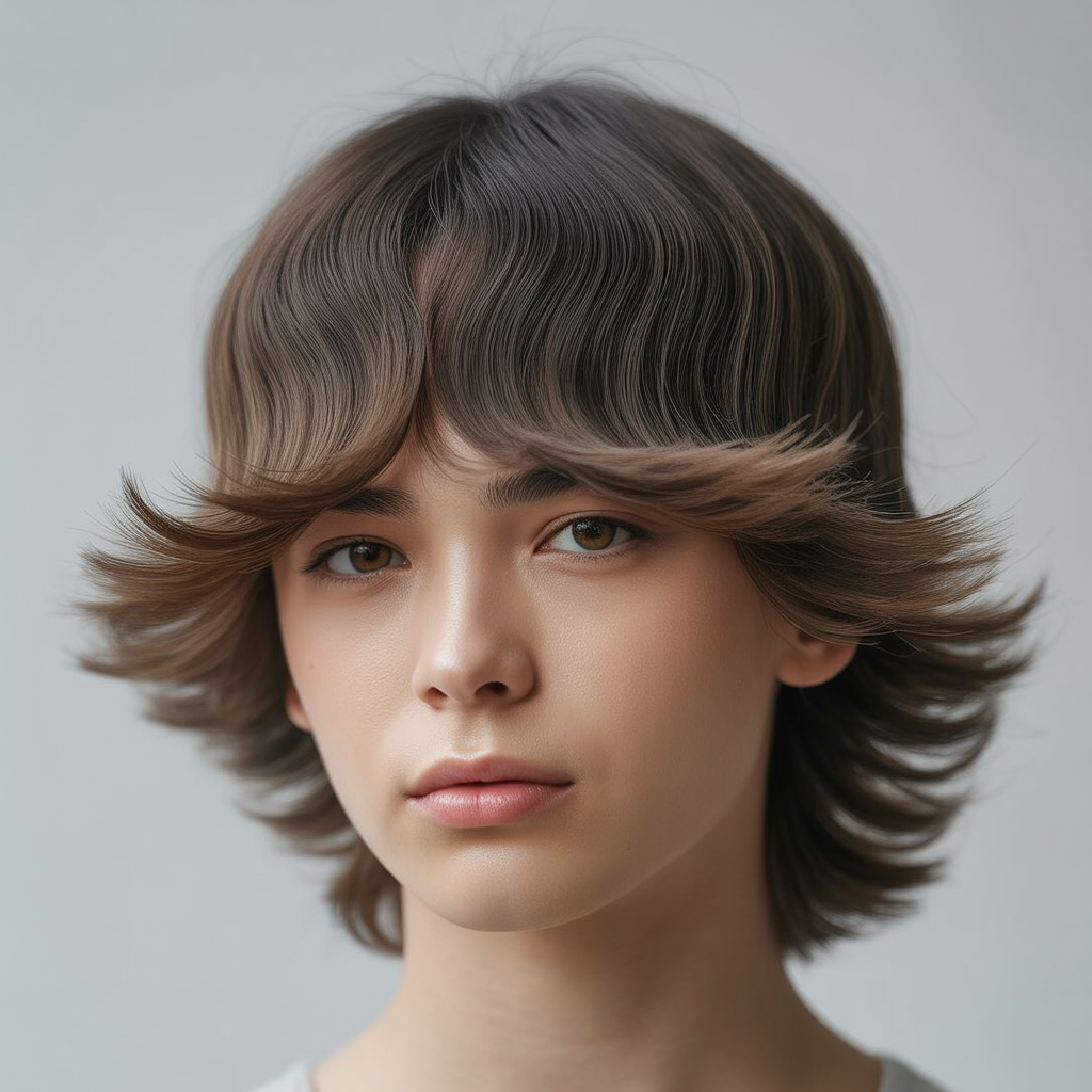 Long-top soft mullet
