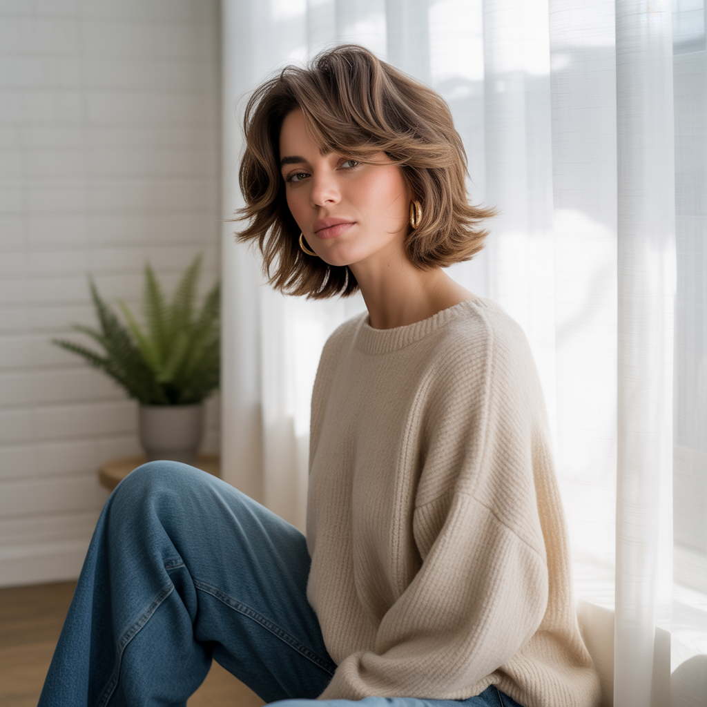 Layered Bob Shag