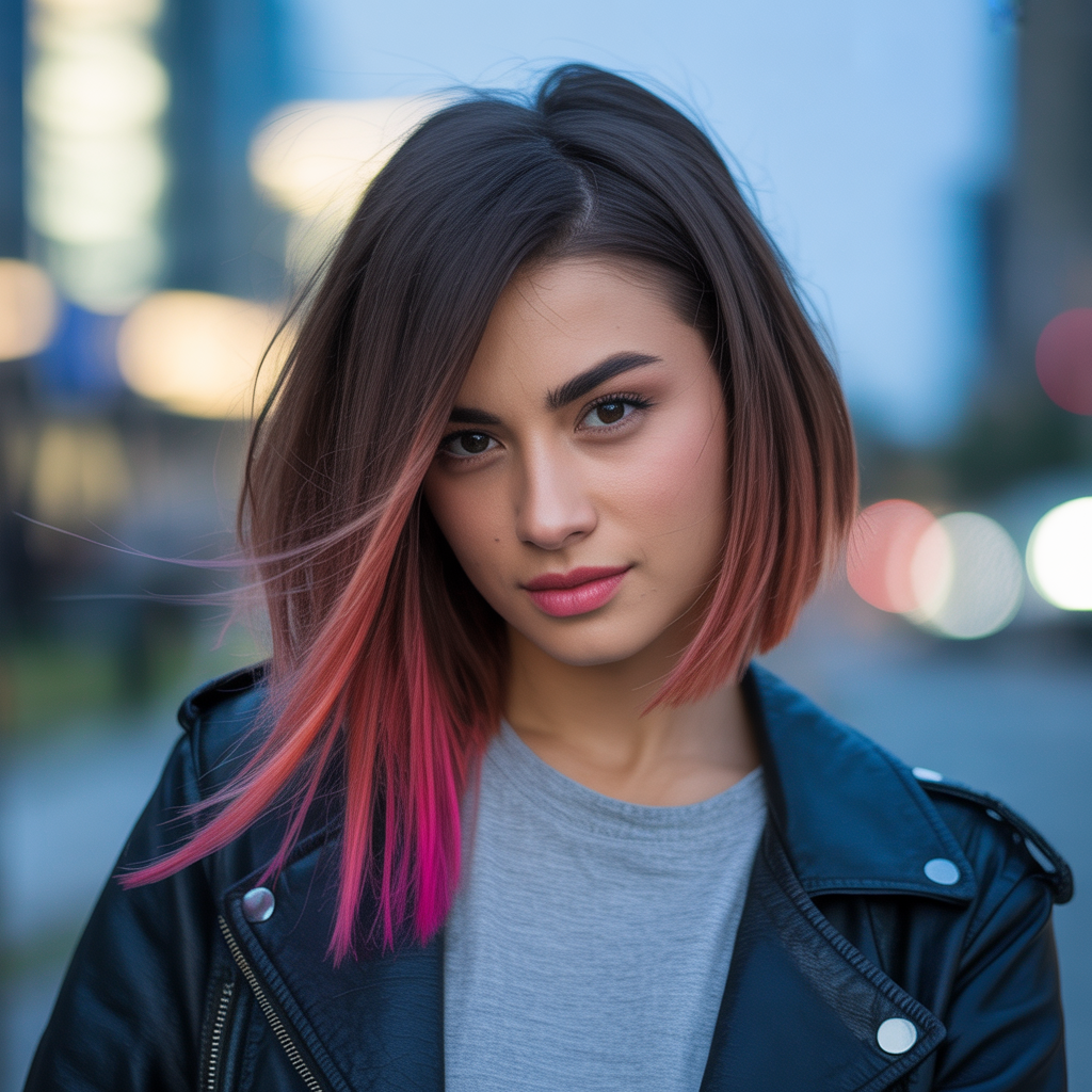 Asymmetric lob with feathering