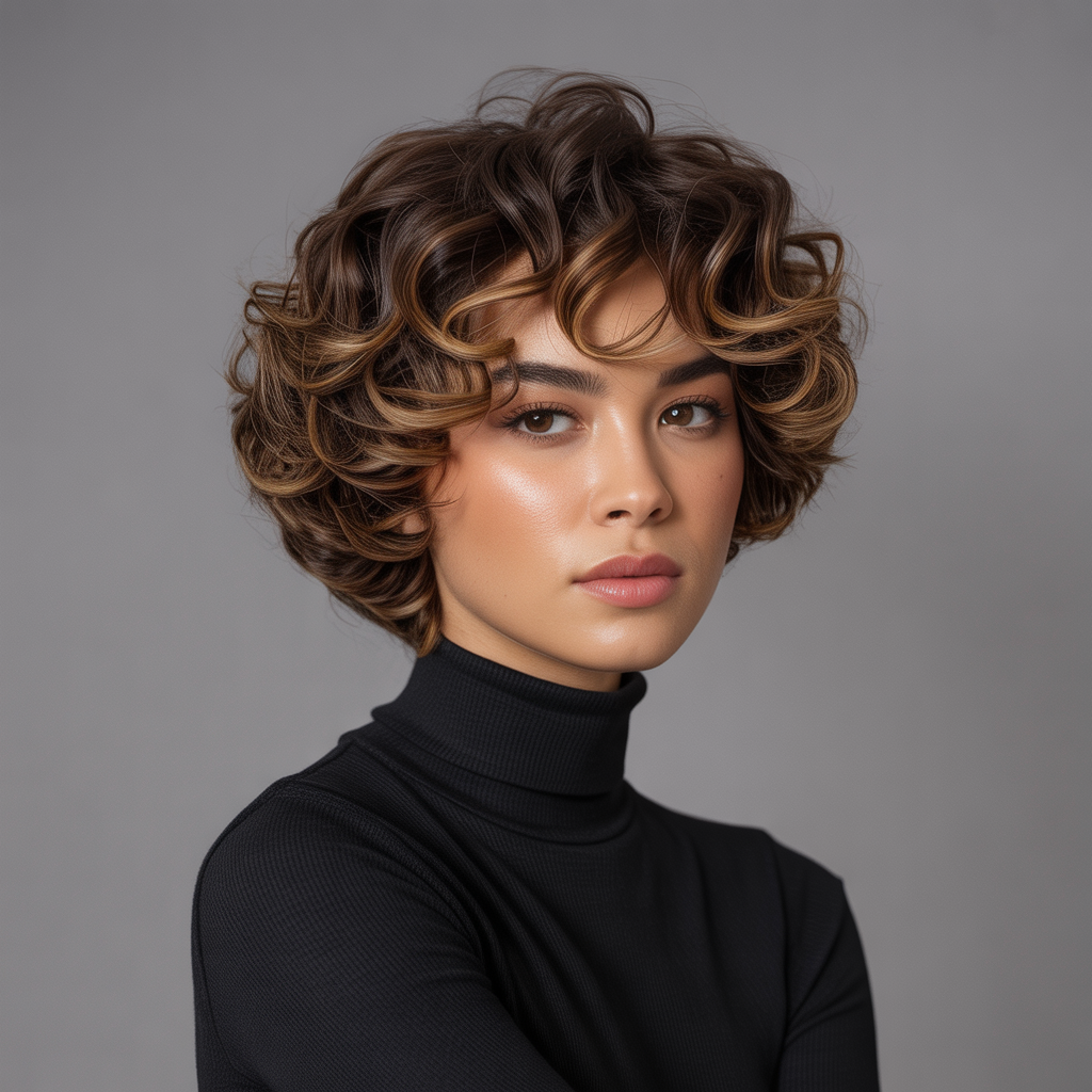17 Stunning Curly Shag Haircut Guide: Styling Tips and Fresh Looks 11 Short shag that doesn’t shrink too high