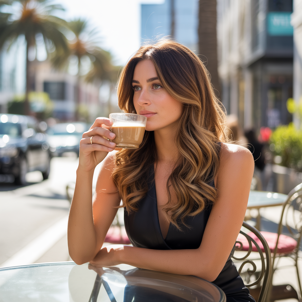 California Brunette with Balayage
