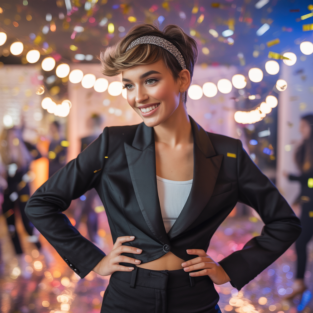 Birthday Hairstyles for Women: Chic Looks for Your Big Day 16 Accessorized pixie