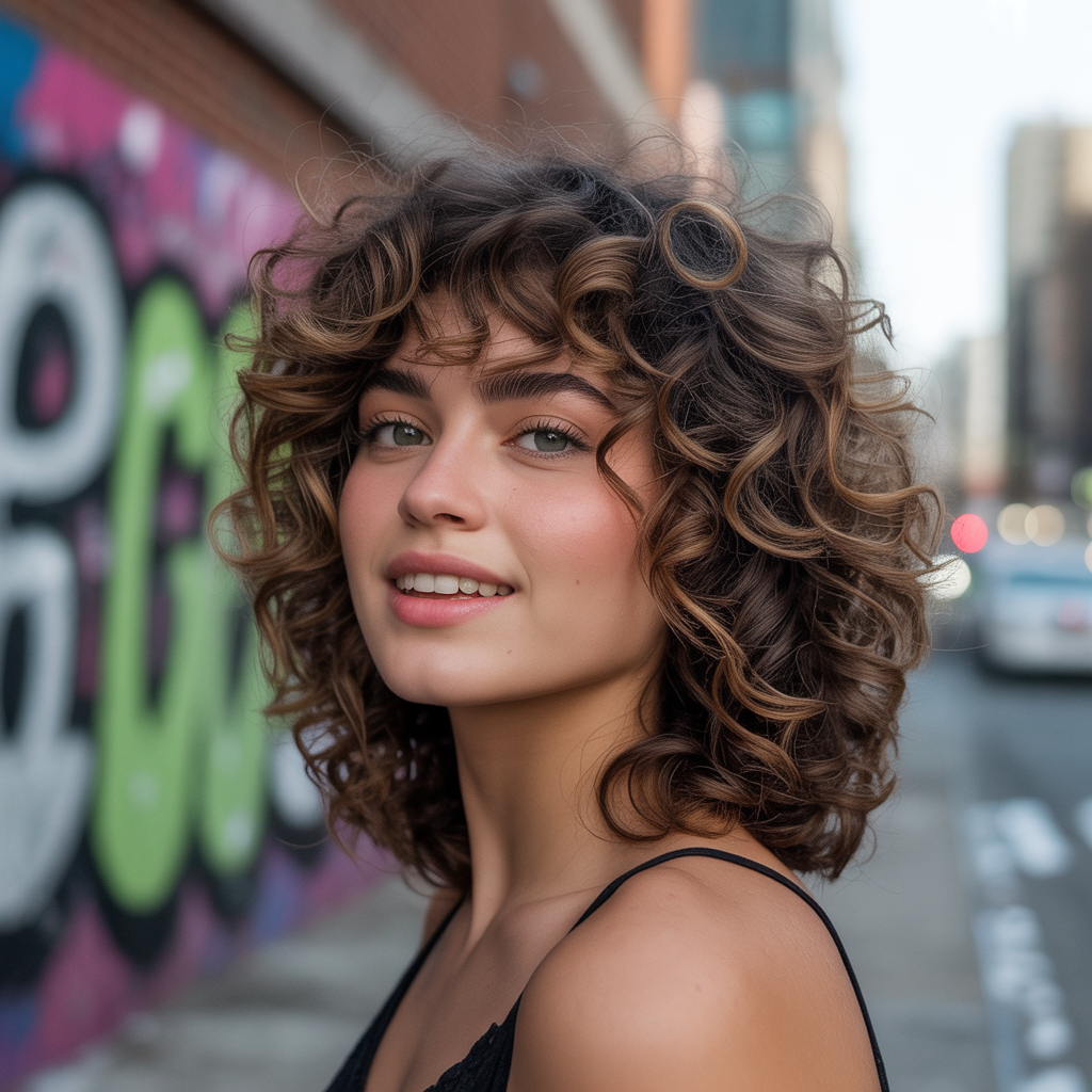 17 Stunning Curly Shag Haircut Guide: Styling Tips and Fresh Looks 6 Shag for thick curls that need control