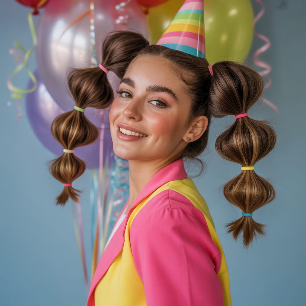 Birthday Hairstyles for Women: Chic Looks for Your Big Day 8 Bubble ponytail