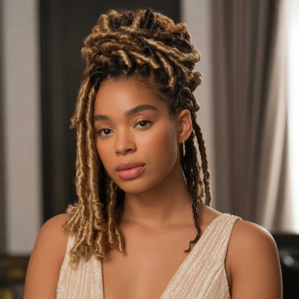 Twisted updo