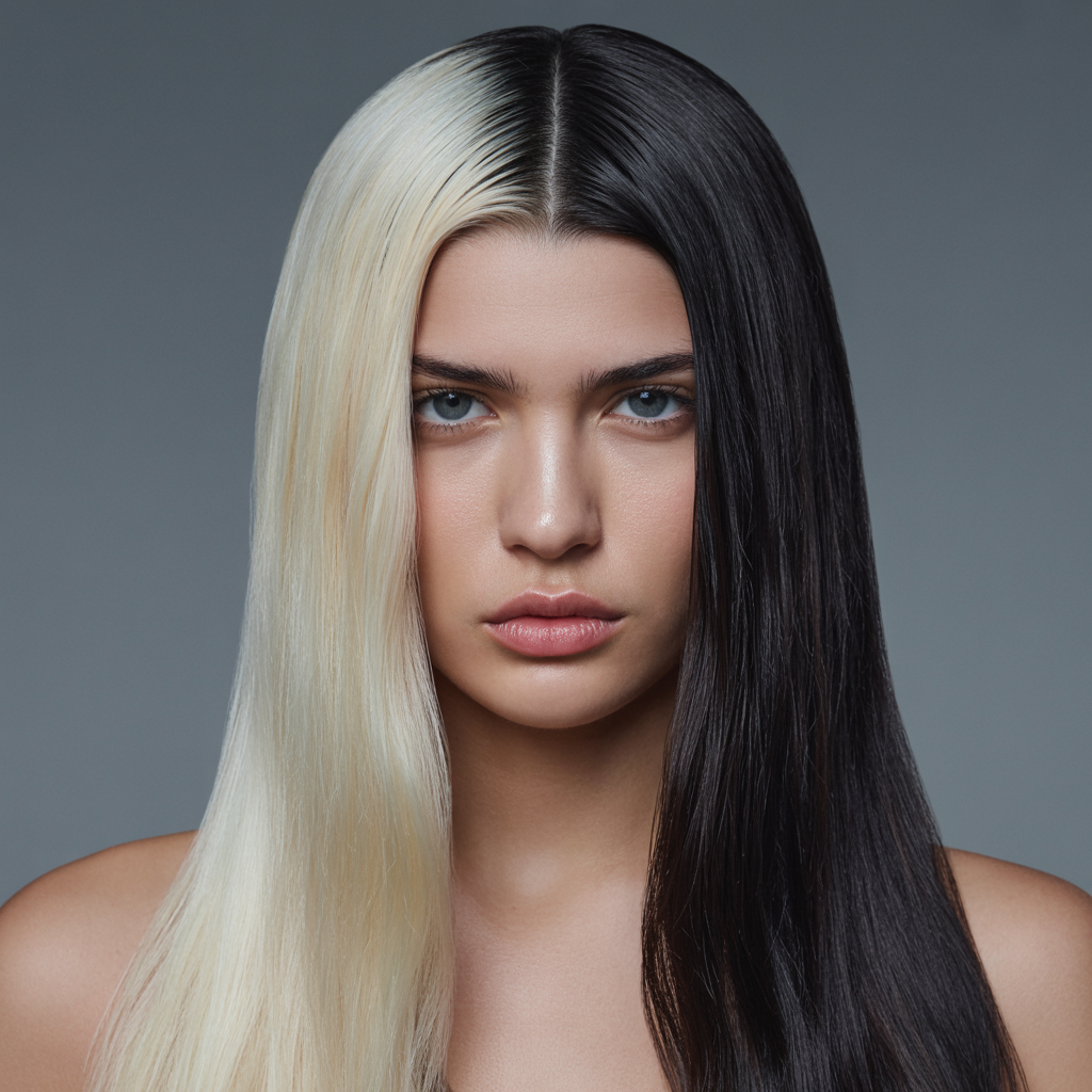 a woman with sleek straight hair half pl pHR8AoWuQZO8Y9IGEYmJMQ iWKC8zmnQPa0aysB6LveTw