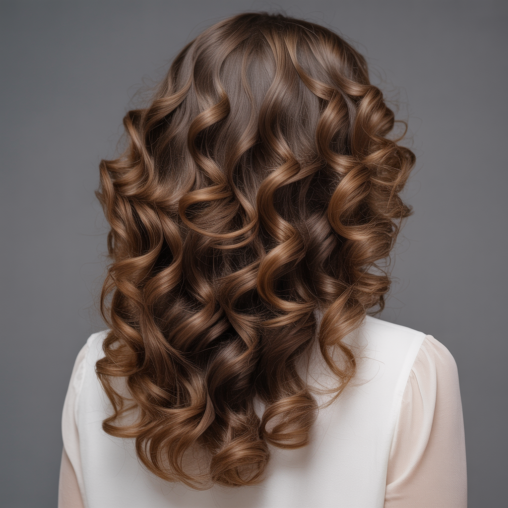 V-Shaped Back With Cascading Layers