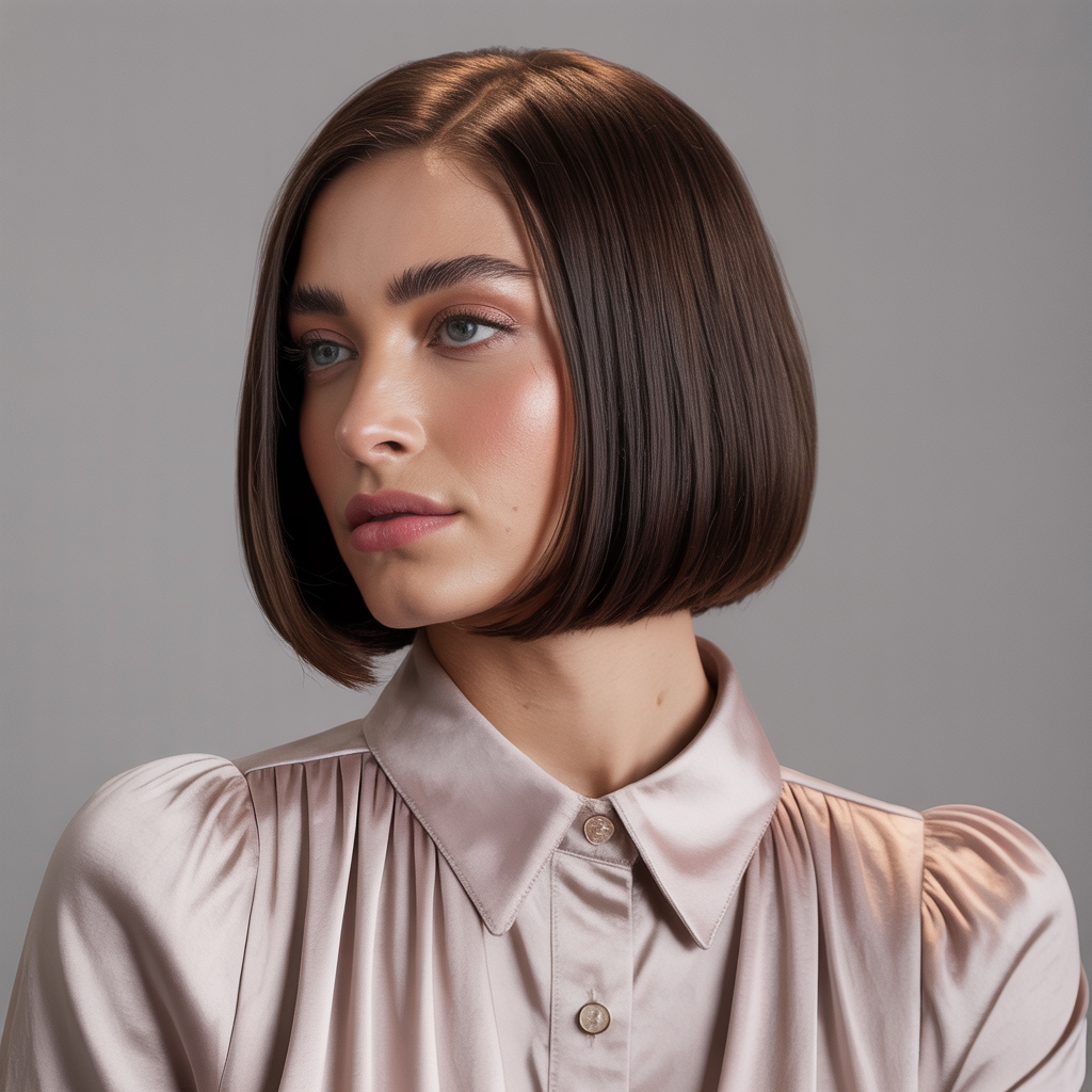 elegant woman with a chin length classic DcxZ7SDwS7e9FW8q R9w0g 54UNhzHqQMGyFF2B 2EFXg