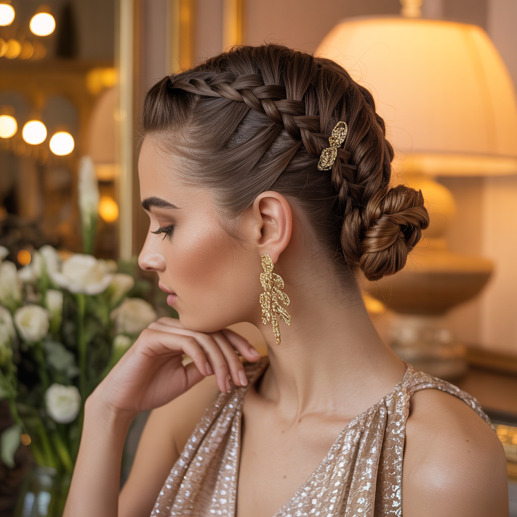 Stunning Dutch Braid Hairstyles to Try Now 9 elegant woman with a dutch braid feeding L55uY6gsSaCeVG7 rBmVPQ Zvdgbn4fRMSzgoWc23Aj6Q