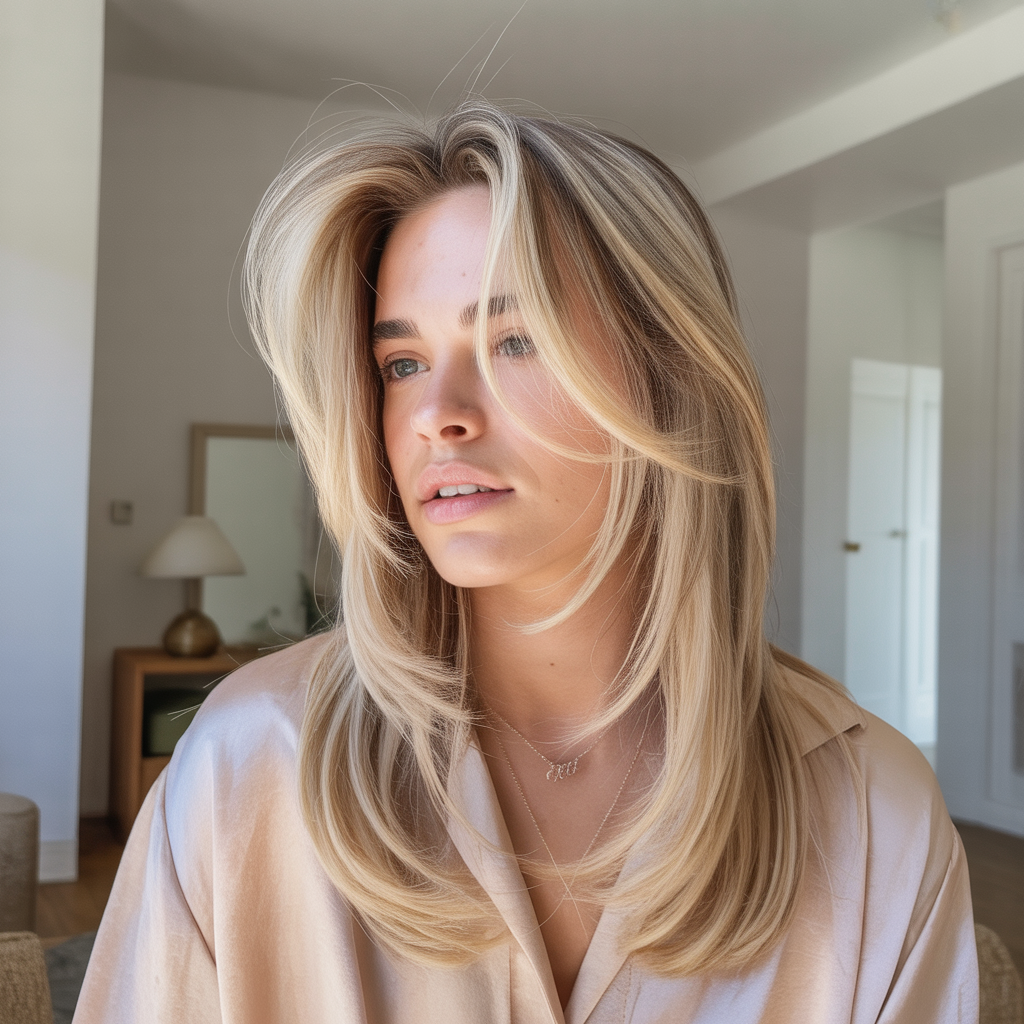 Wispy layers for fine hair