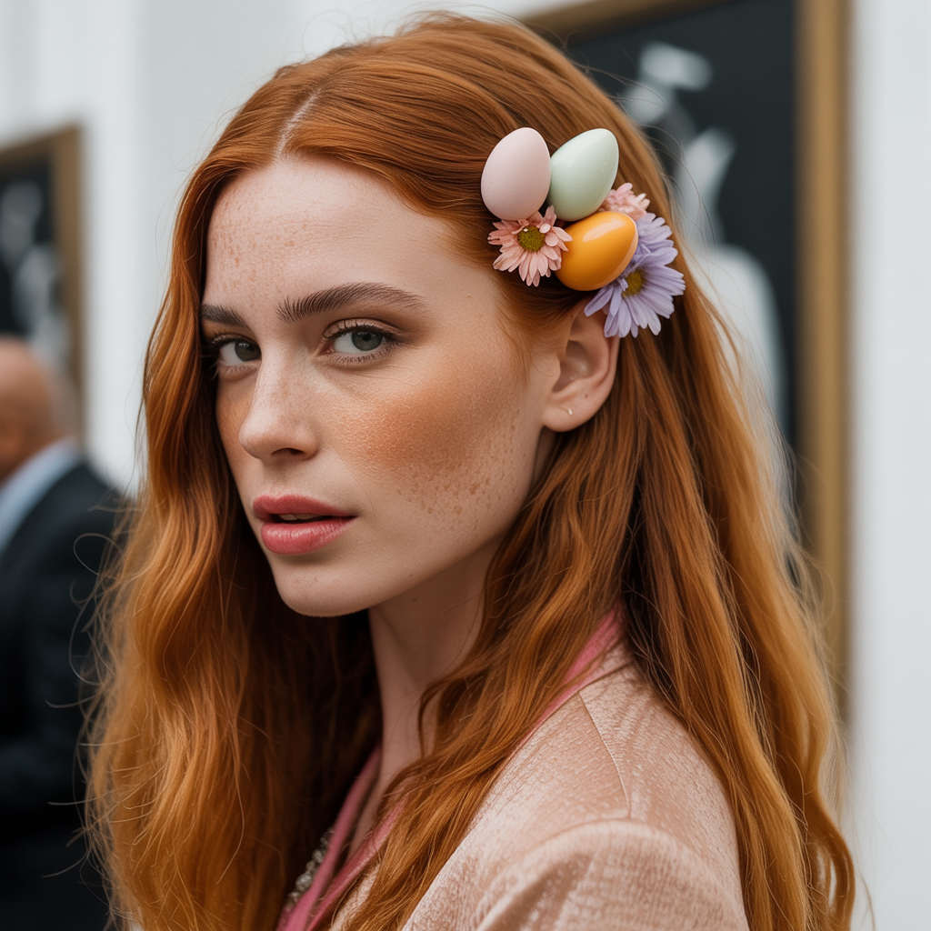 Fishtail Braid with Ribbon Threading