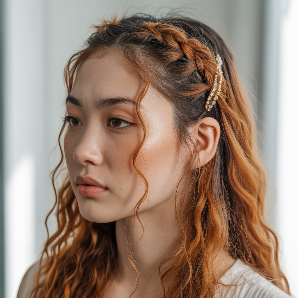 Ginger Brown Braids