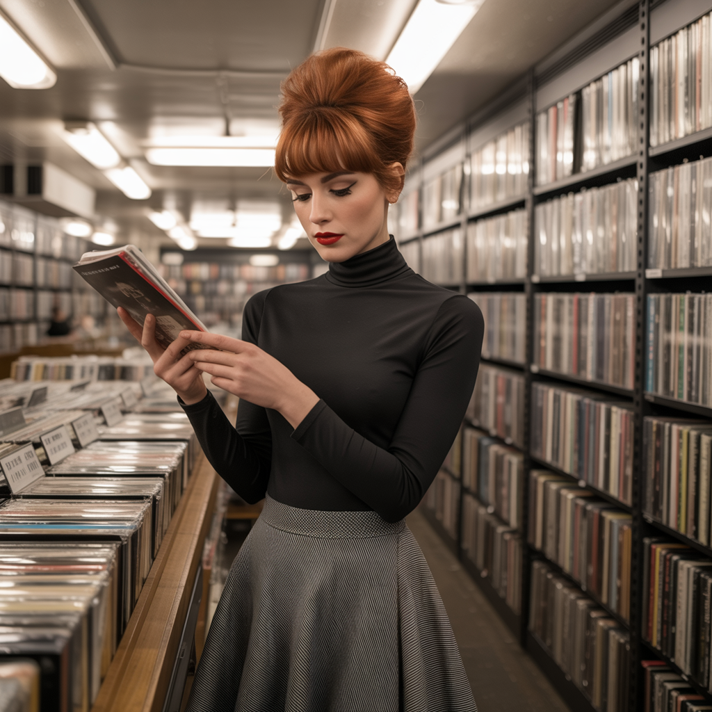 Beehive elegance in vintage hairstyles