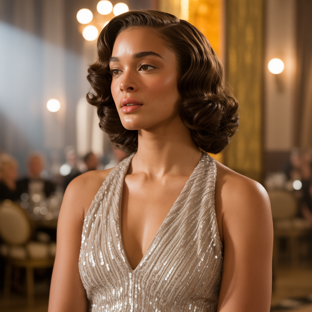 Marcel waves in vintage hairstyles