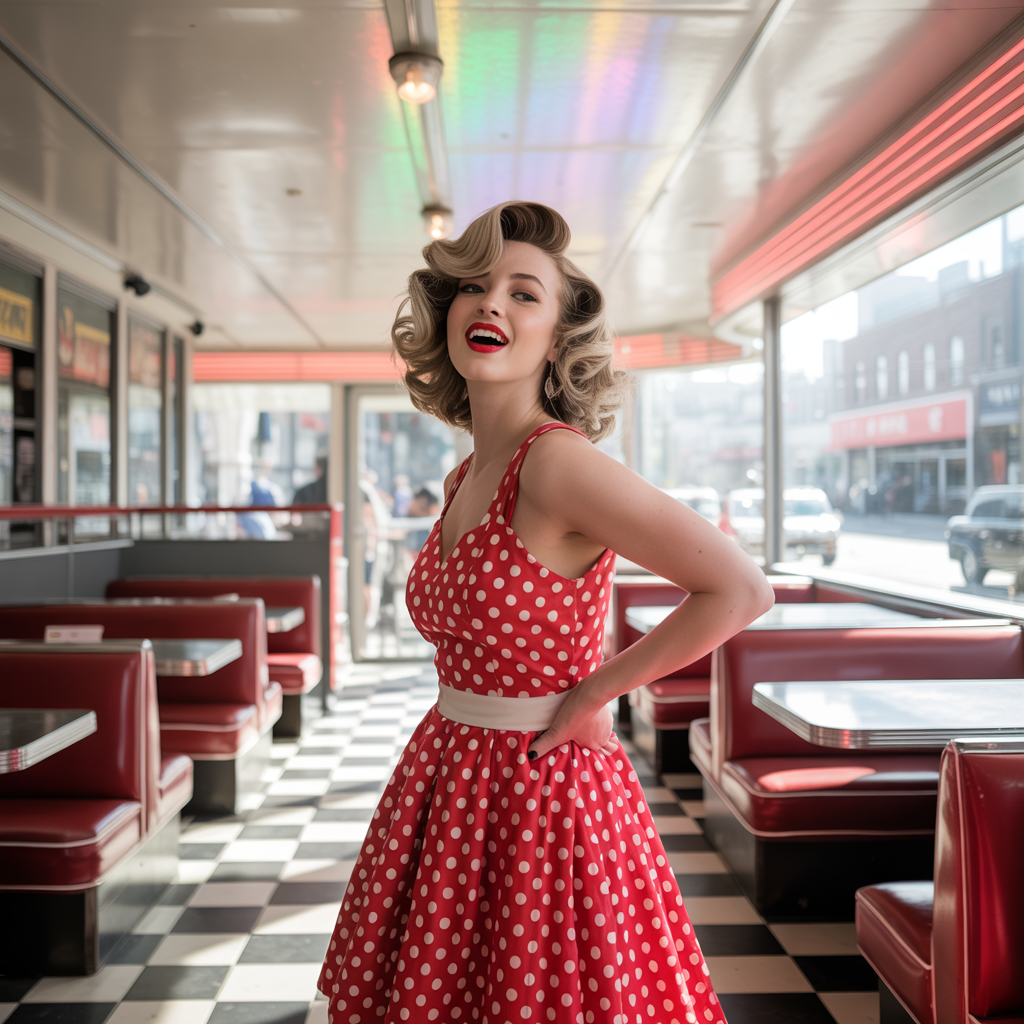Pin-up flair in vintage hairstyles
