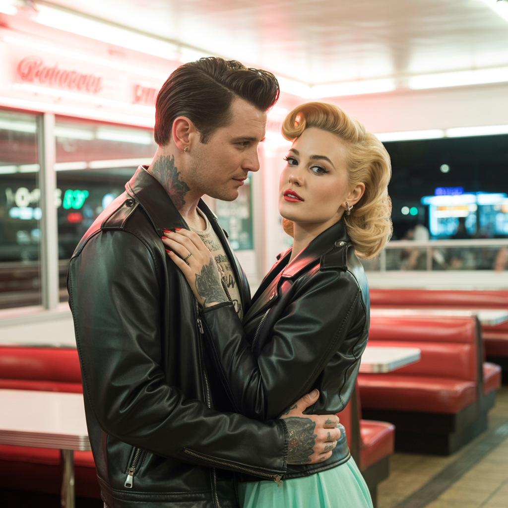 Rockabilly influence in vintage hairstyles