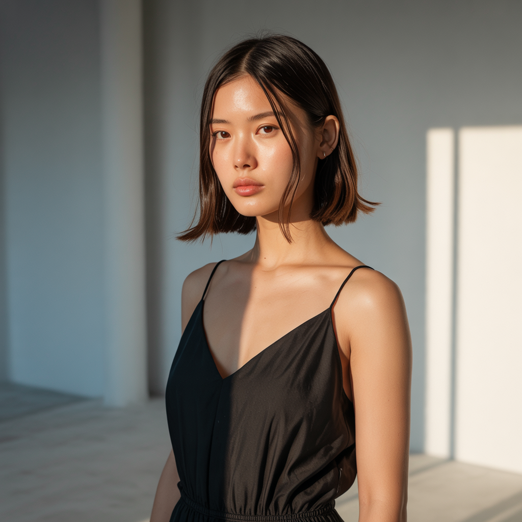 Shoulder-Length Hime Haircut