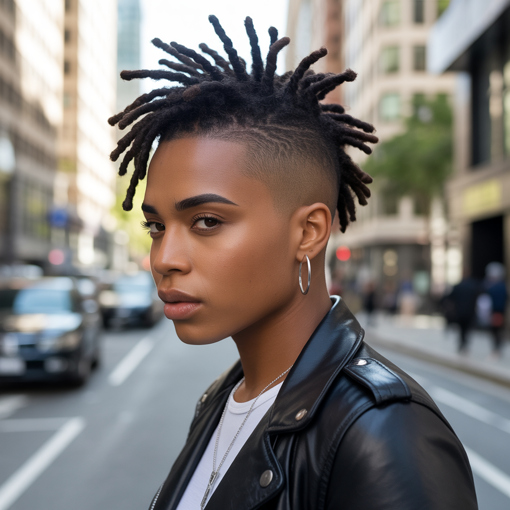 Loc Mohawk for Short Hair