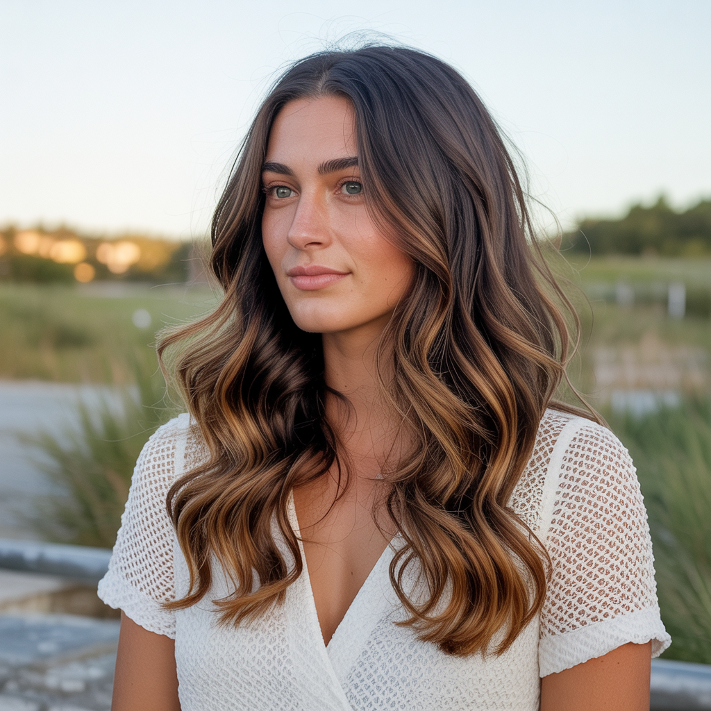 Caramel Highlights Ideas for Effortless Warmth & Shine 9 long brunette hair with a lived in caram T9U6OhUFSLGycOMNcpU99w DOqoqtLXRzClKyIs 9WB9Q