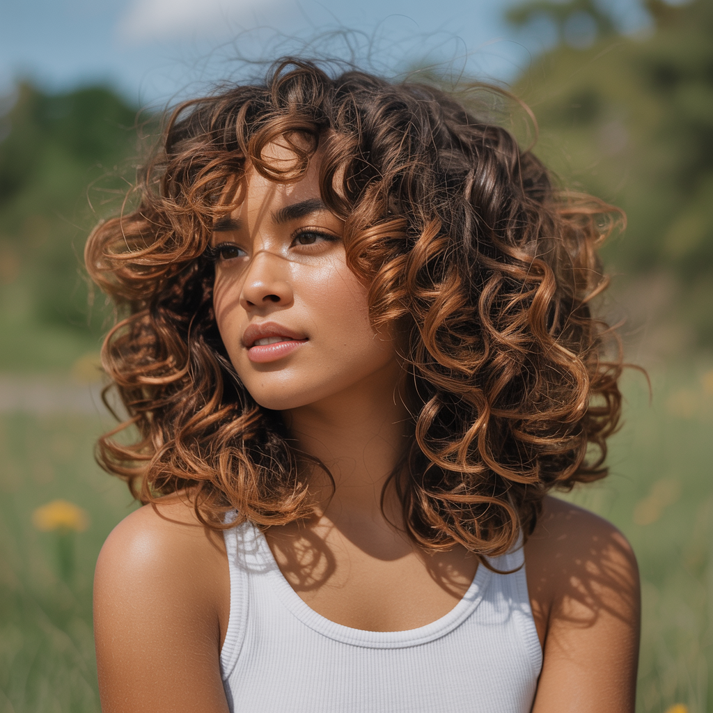 Caramel Highlights Ideas for Effortless Warmth & Shine 7 natural curly brown hair with a caramel FrUyXV0qS5a4vMXqo0XpAA g ewO8yeTlCcR zg8kIuJA