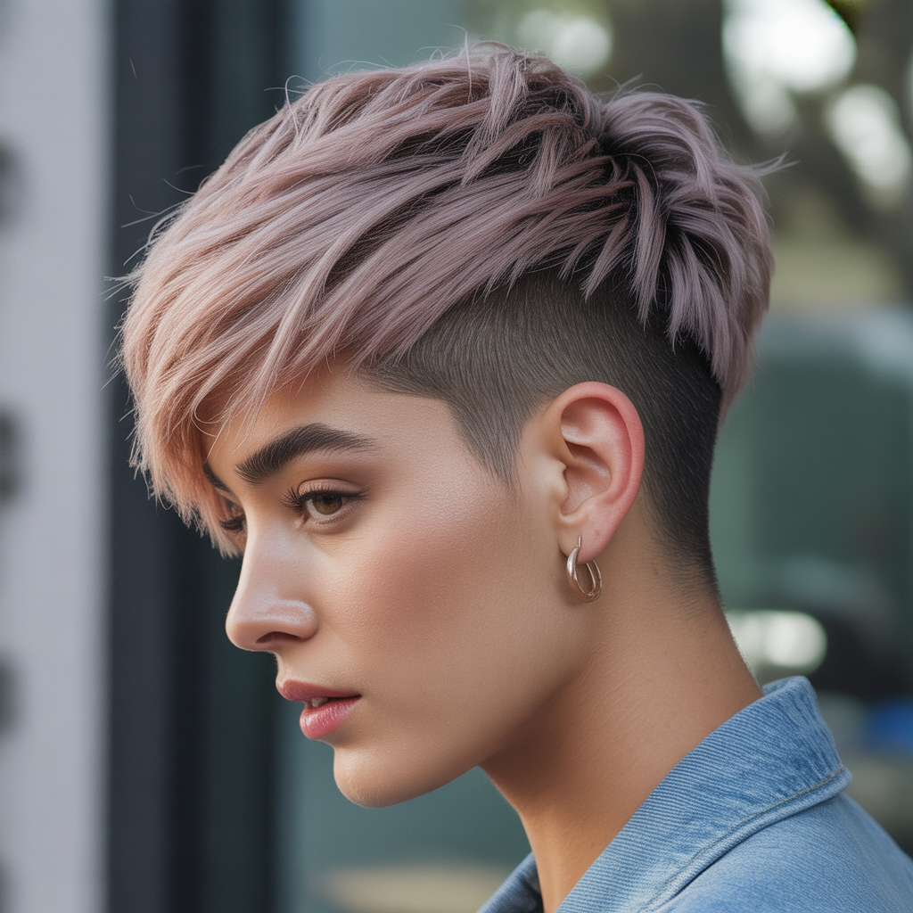 Shag with Undercut Accent
