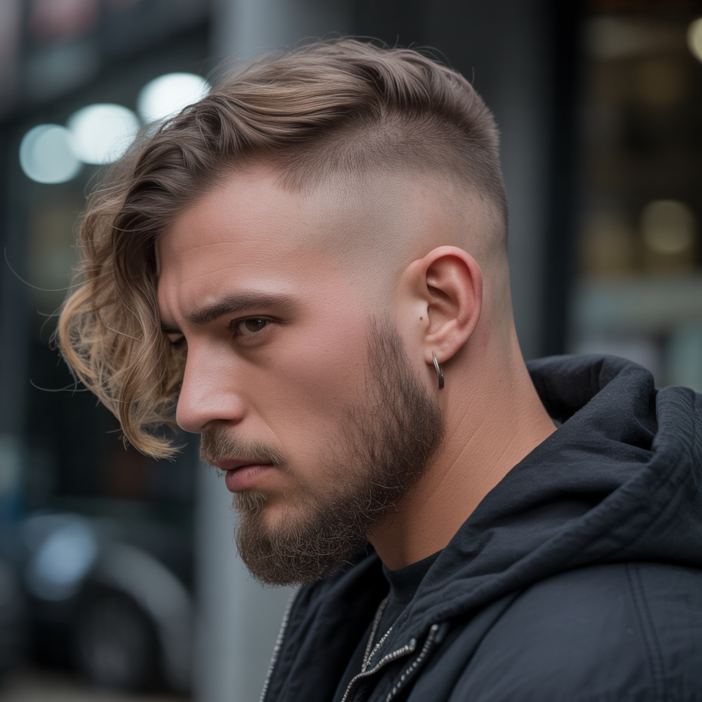 Skin Fade Mullet for Maximum Impact