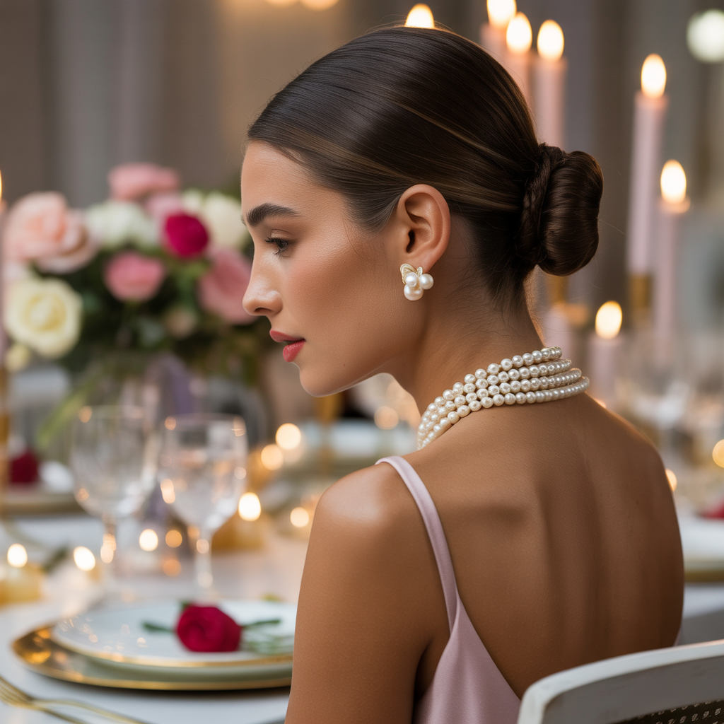 Sleek Low Bun for Elegant Charm