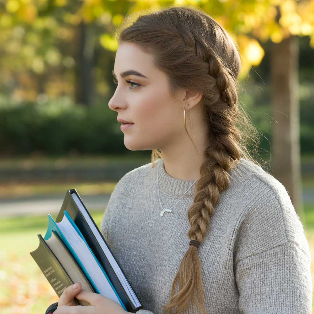 Quick fishtail braid