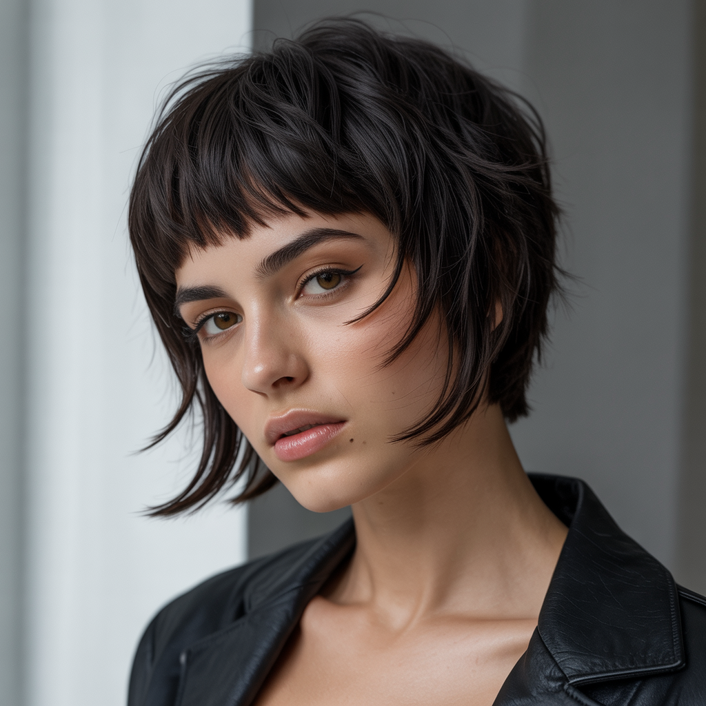 stylish portrait of a woman with a short iZtxRHS0SbWvj3d1lVbXKg il52KeZ5TSyNyb6uX kkTg
