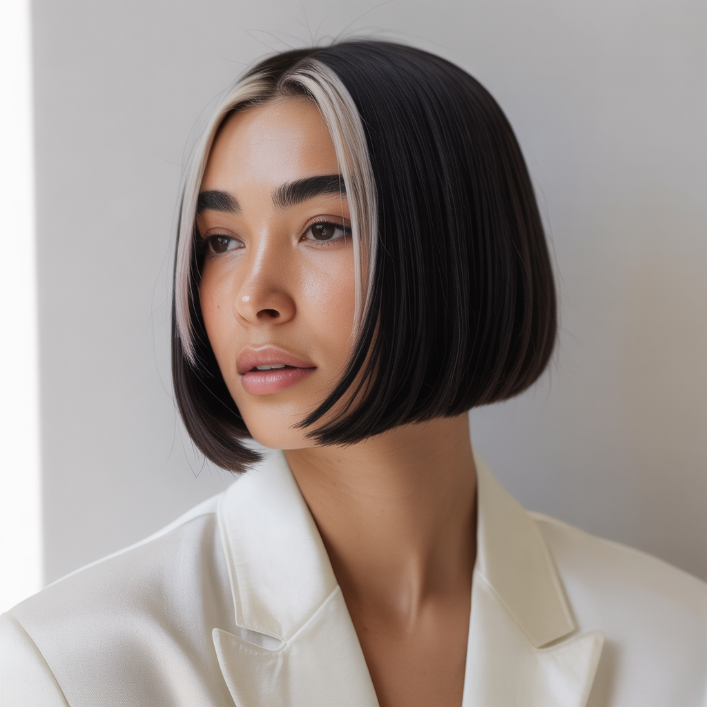 Short and sassy two-tone bob