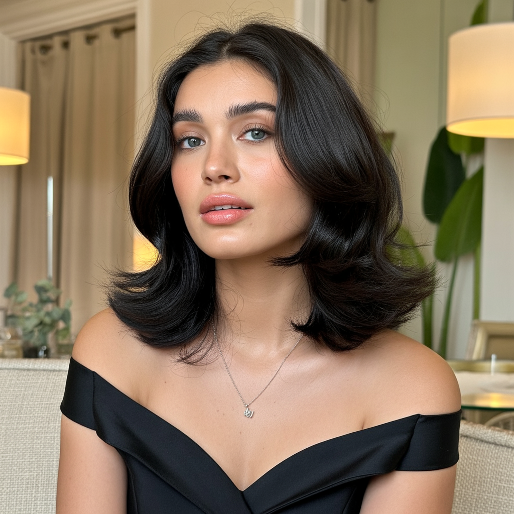 Blended layers for thick hair