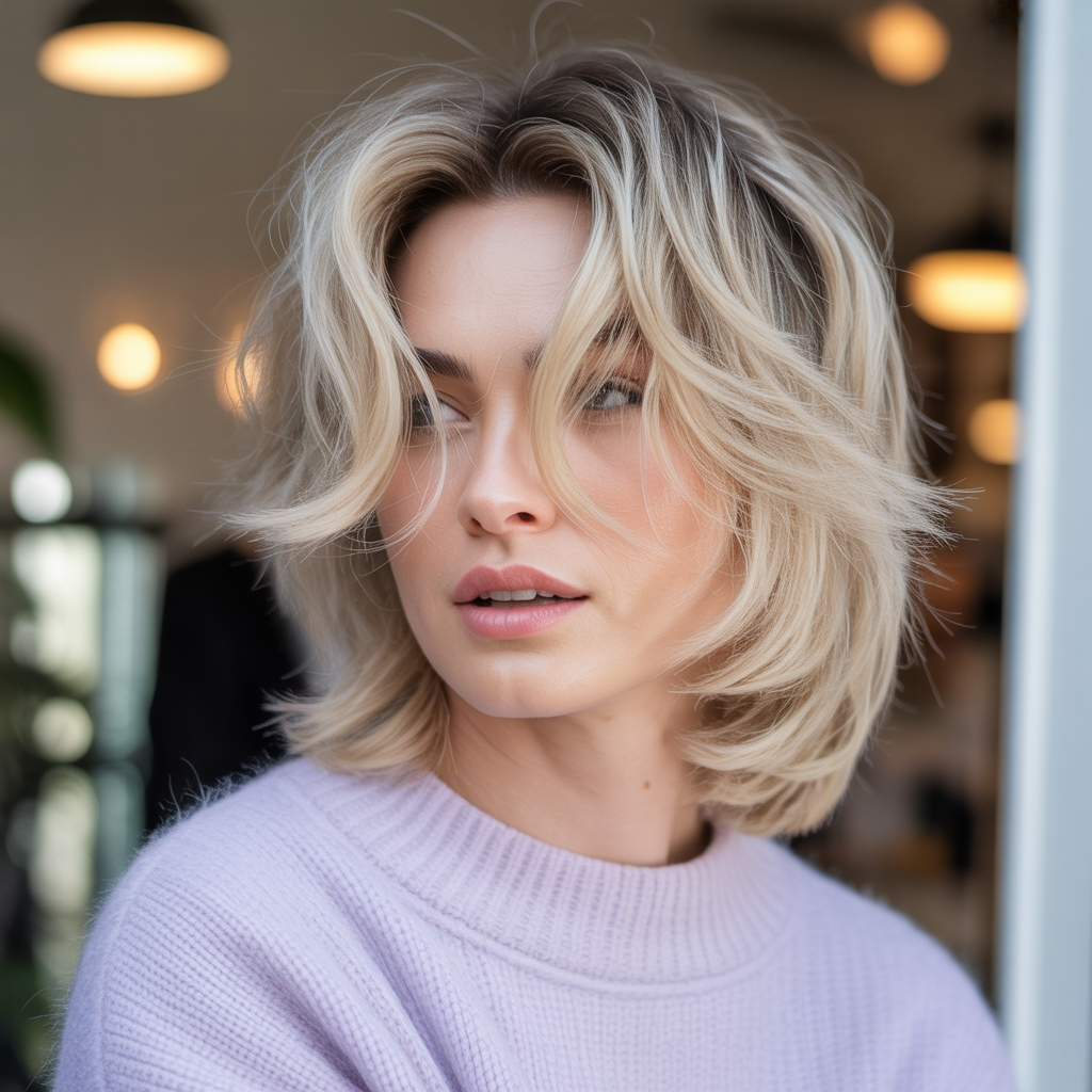 Wolf Cut for Fine Hair with Volume Boost