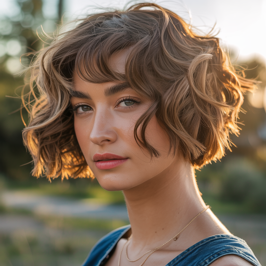 woman with natural wavy short wolf cut l mza3bR1KRVGfXQW441k5CQ 12EKTpoBSV2y3O Jl3csIA