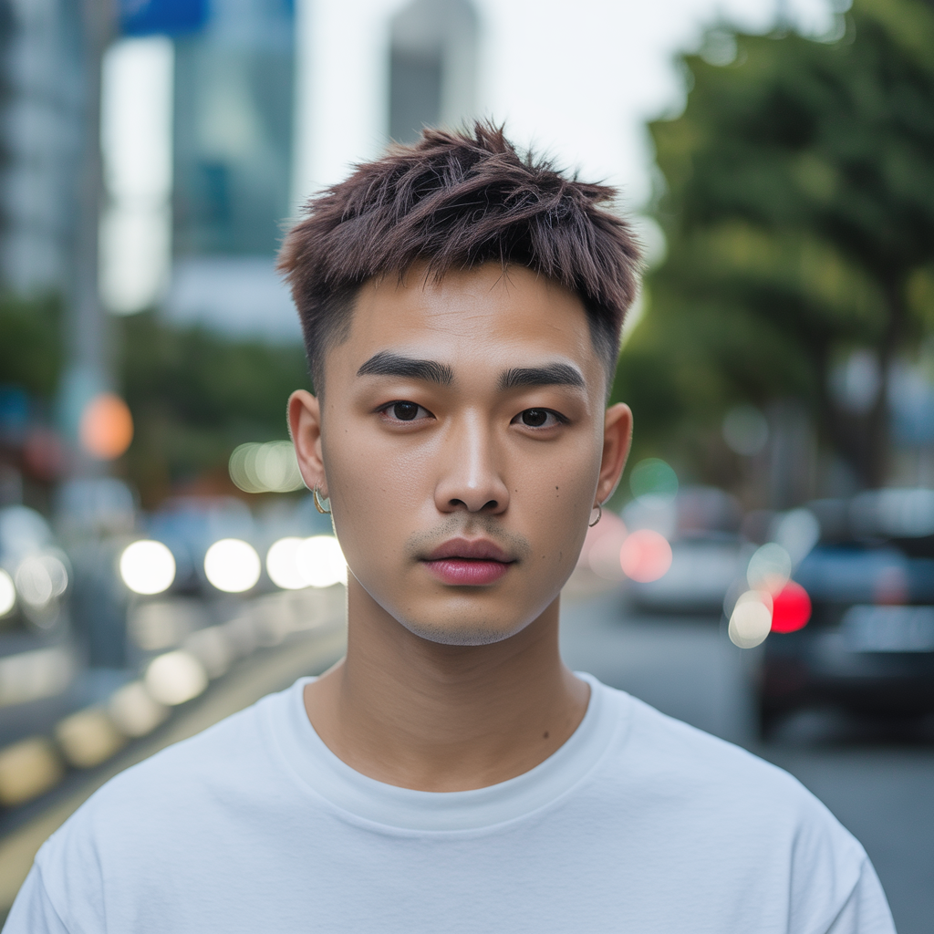 Korean Hairstyles for Men – Fresh & Modern Looks 4 Textured crop
