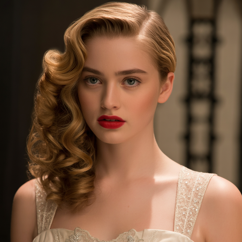 Glamorous Old-Hollywood Curls
