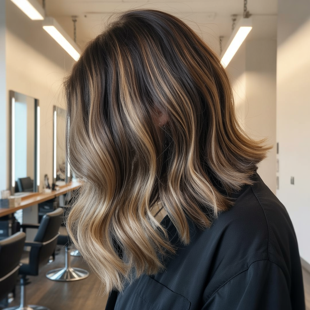 Balayage Angled Perfection