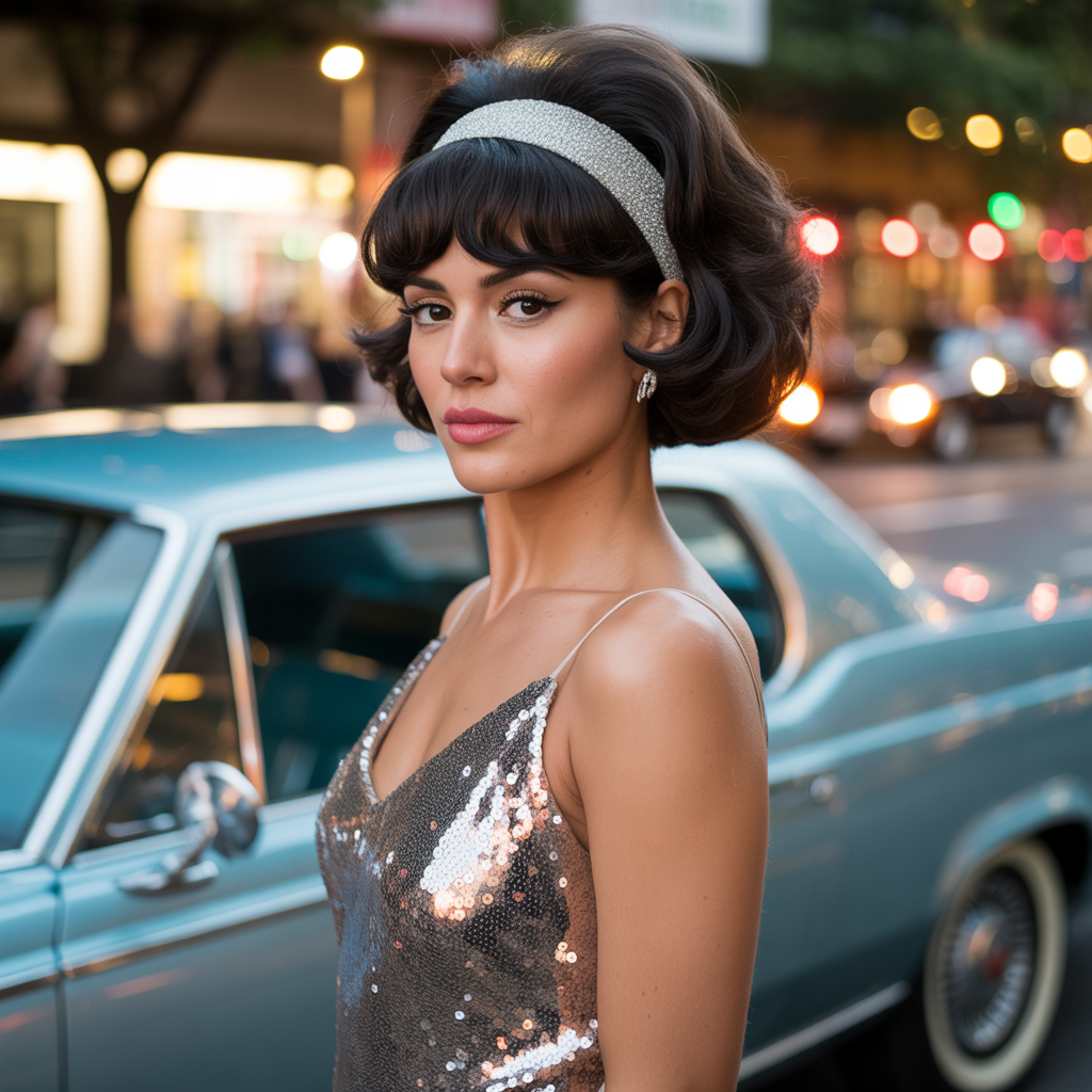 Beehive with Headband