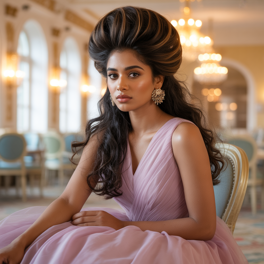 Beehive with Loose Waves