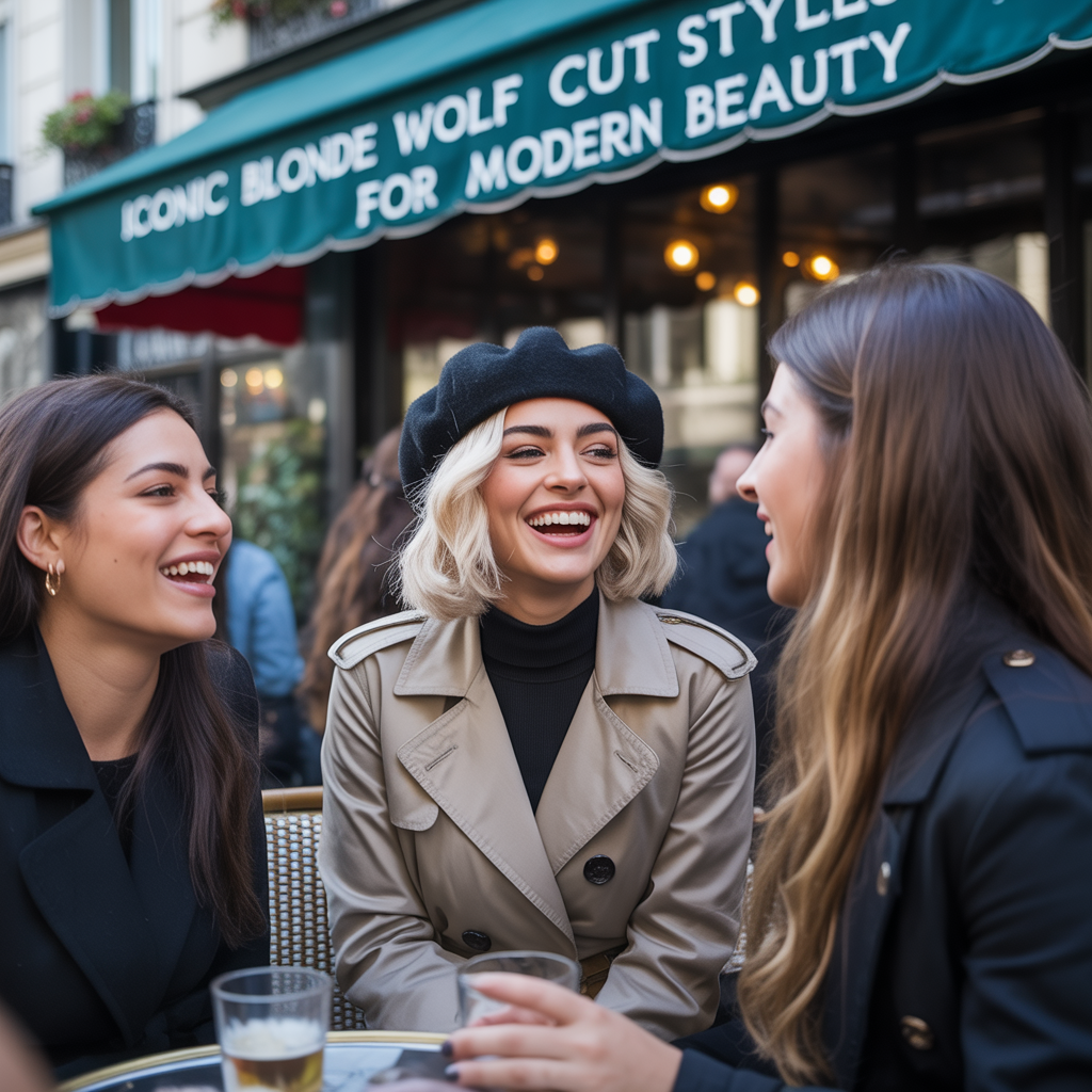 26 Iconic Blonde Wolf Cut Styles for Modern Beauty 19 Blonde Wolf Cut