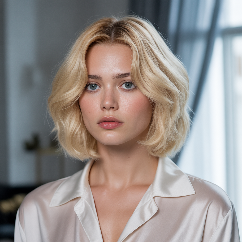 Bob wolf cut for fine hair