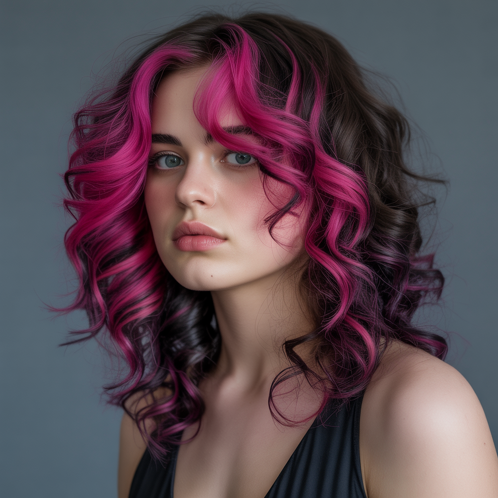 Bold Magenta Streak