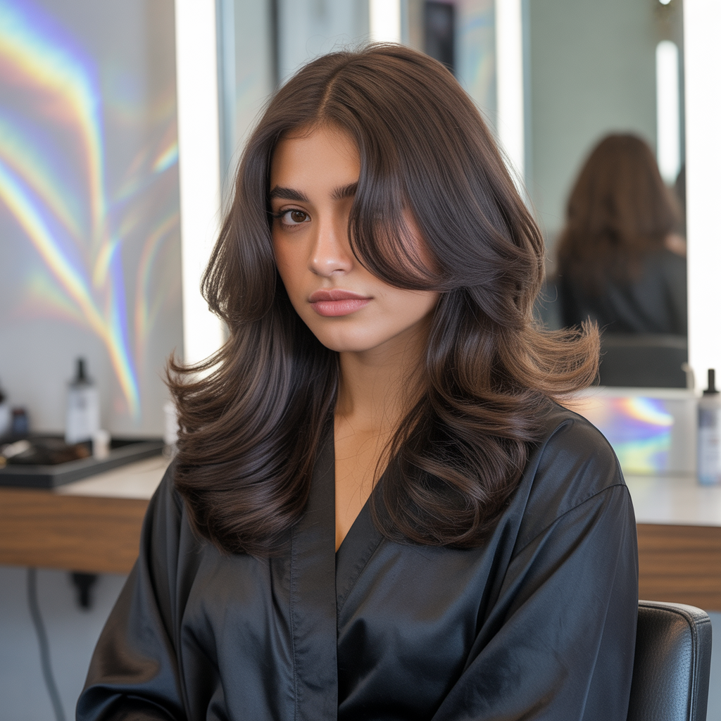 Butterfly Haircut for Thick Hair